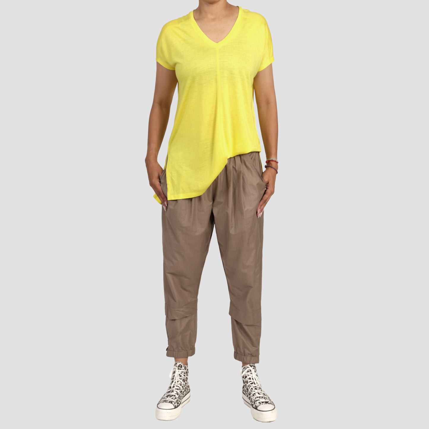 LELAND TUCK TEE Citron