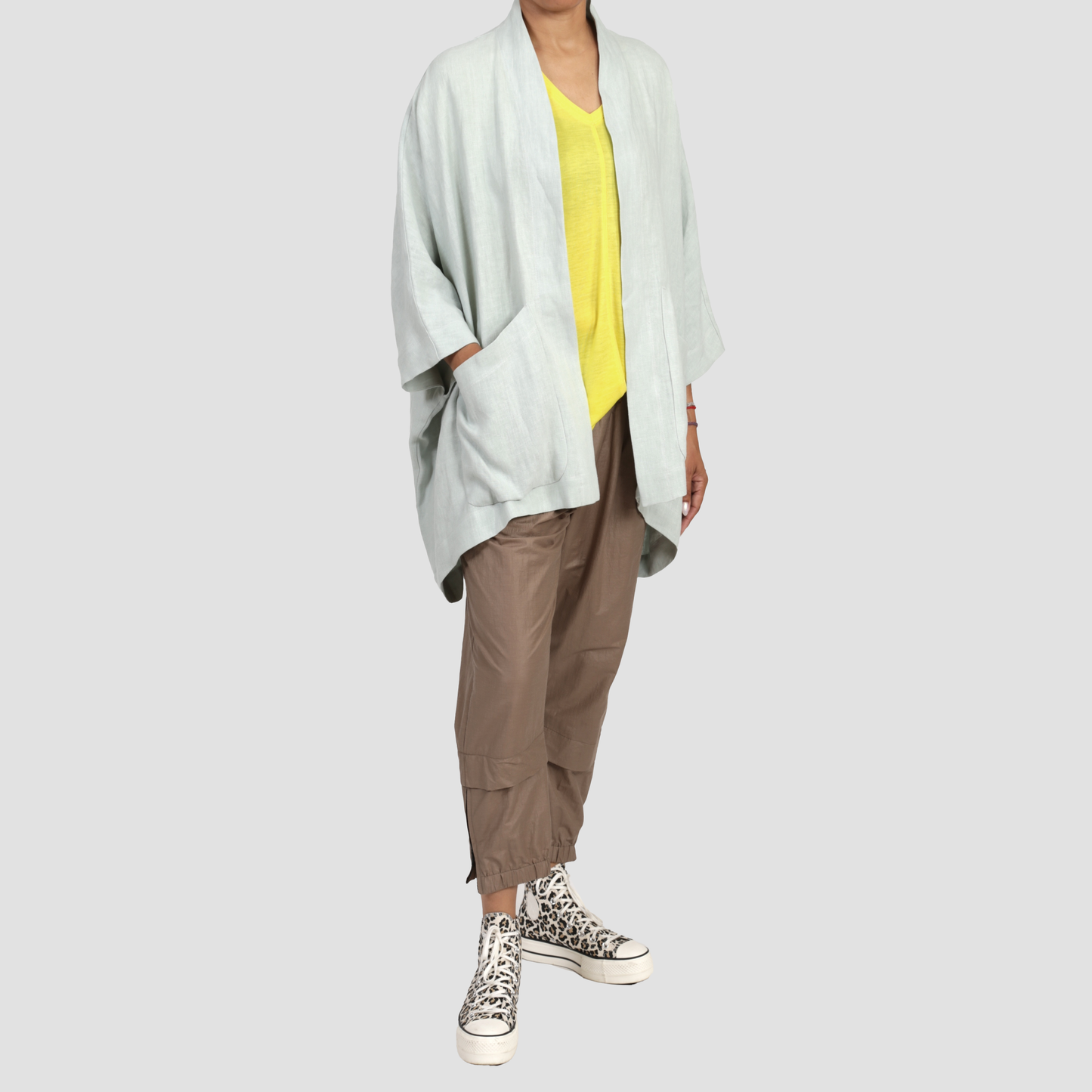 LELAND TUCK TEE Citron