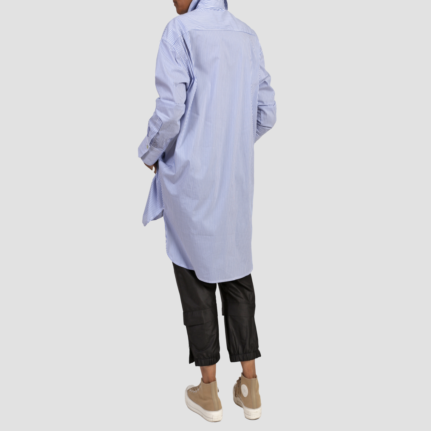 WESLEY LAUNCH BLOUSE Blue Stripe