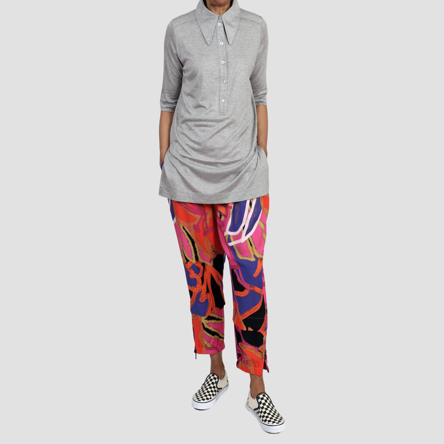 LELAND JAUNT POLO Grey Marl