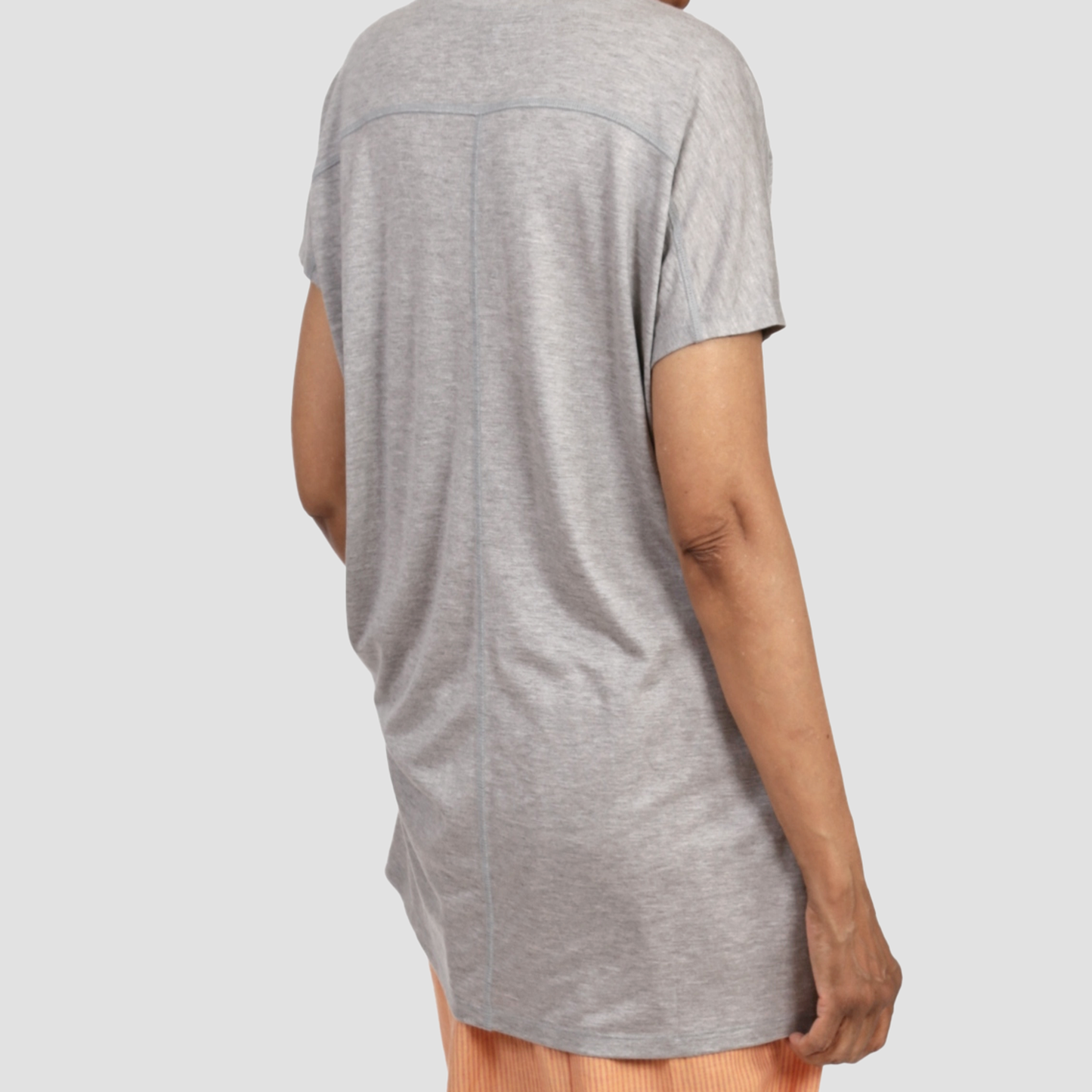 LELAND TUCK TEE Grey Marl