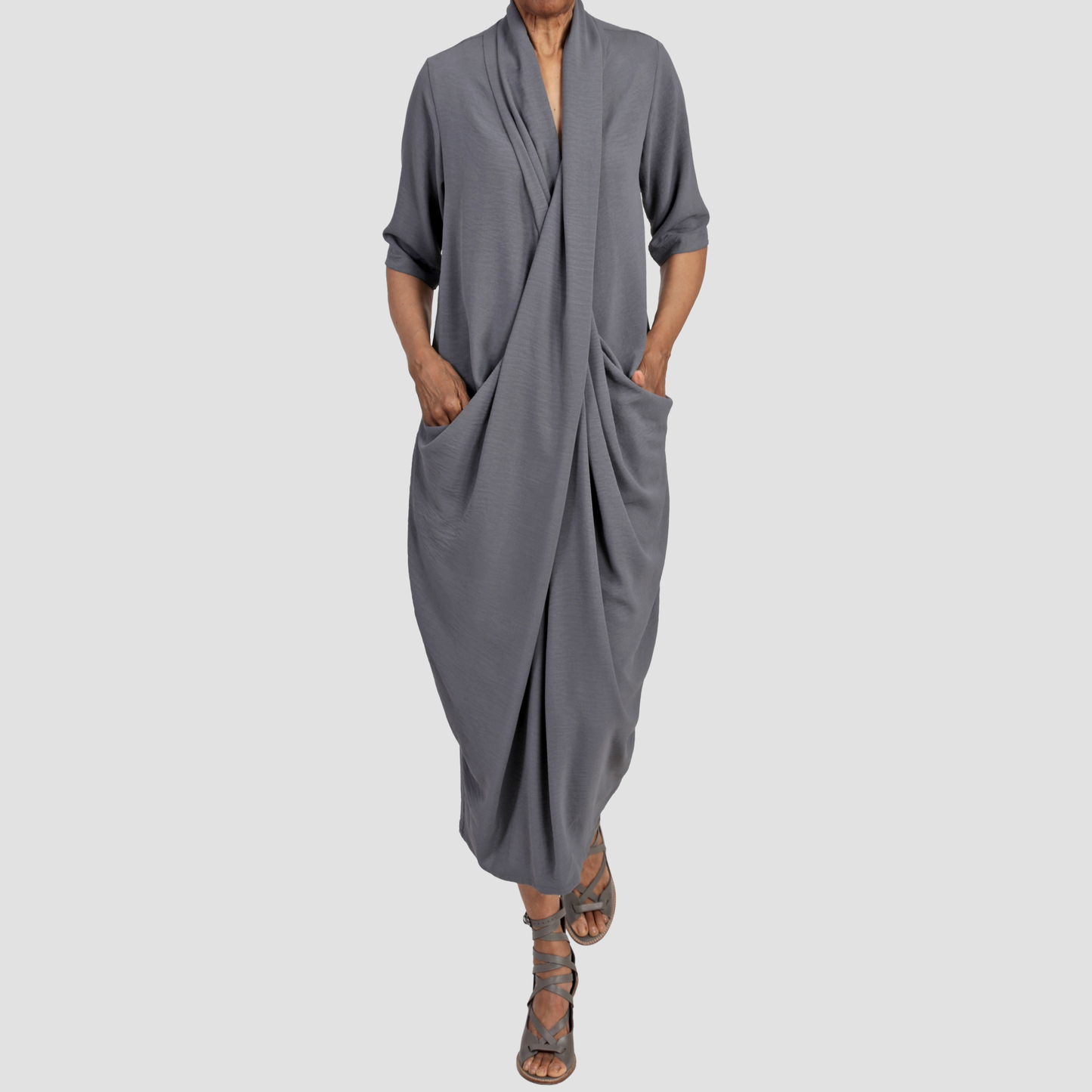 LIRI TWIST DRESS Quarry