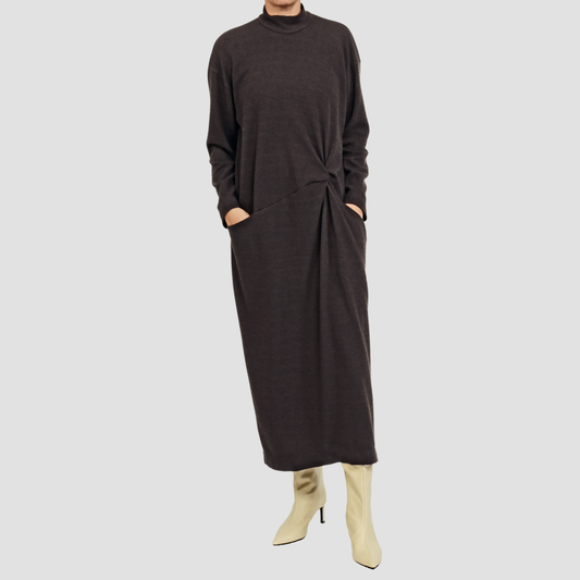 MASON NOAH DRESS - Espresso