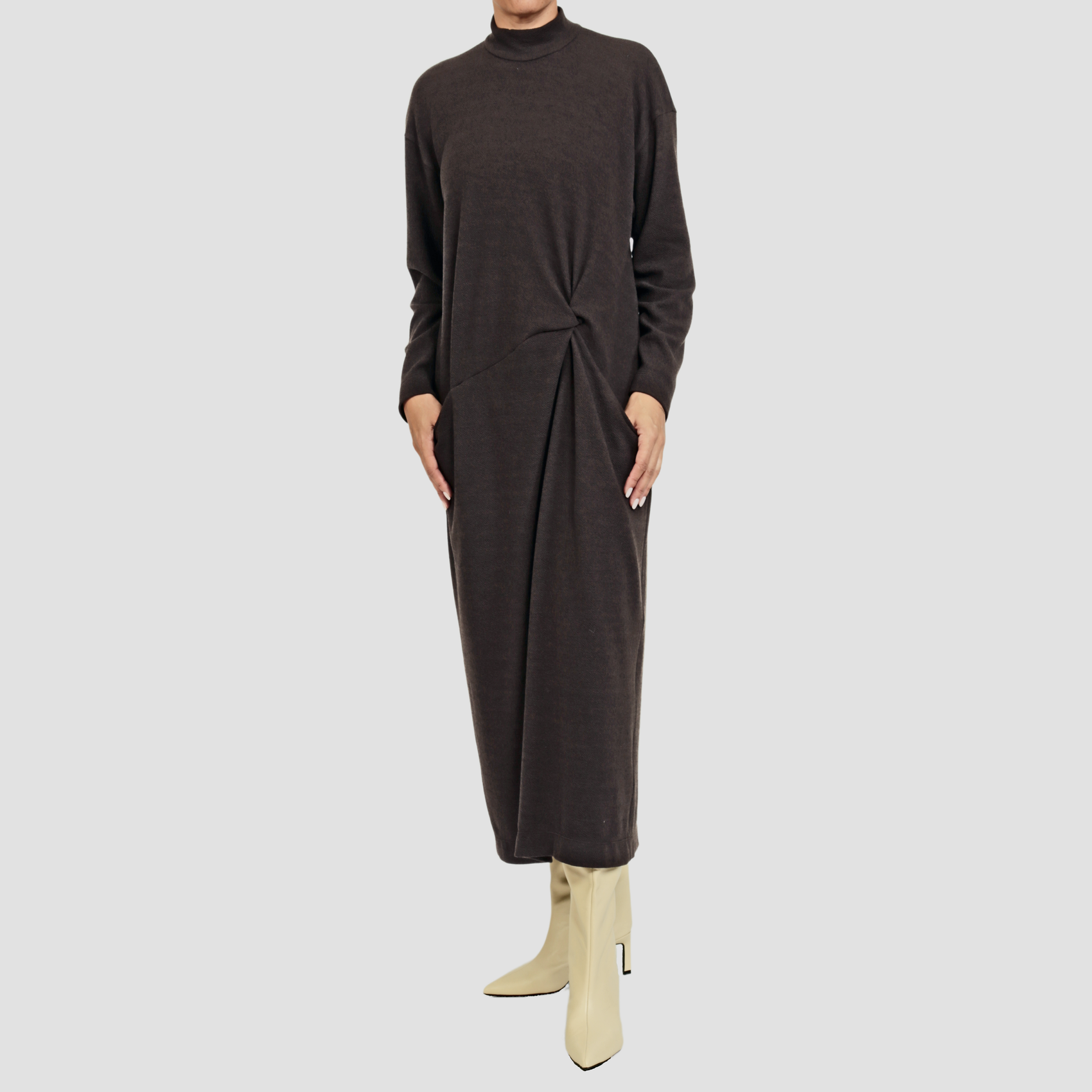 MASON NOAH DRESS - Espresso