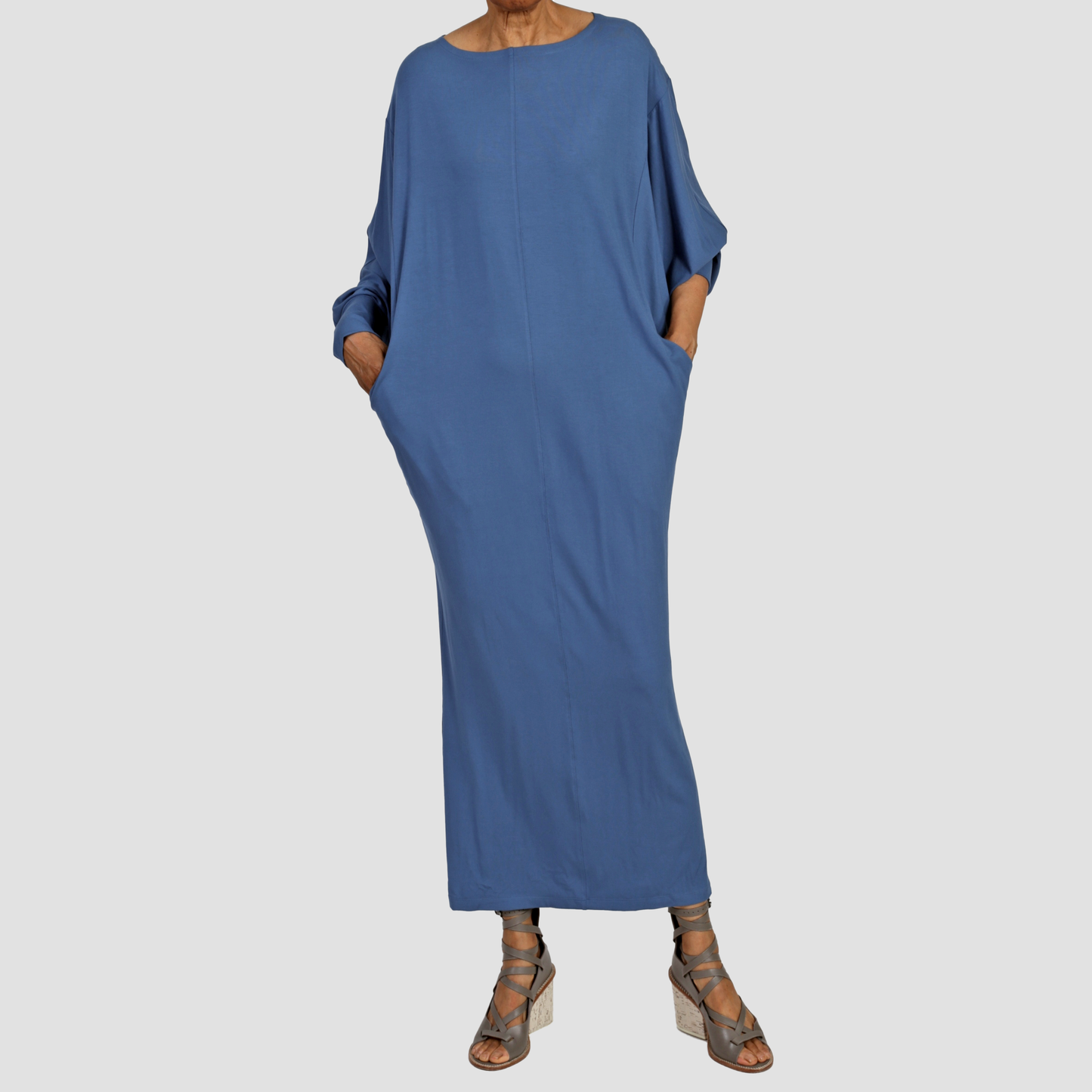 EMERY ECHO DRESS Azure