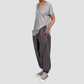 BILOXI CINCH PANT Pewter