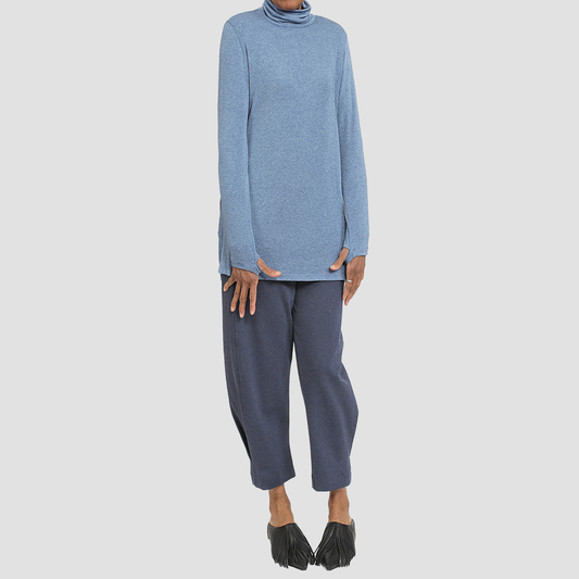 SIMON POPPY ROLLNECK Blue Mix