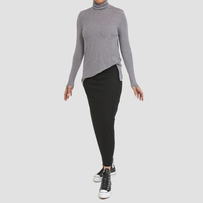 SIMON POPPY ROLLNECK Grey Mix