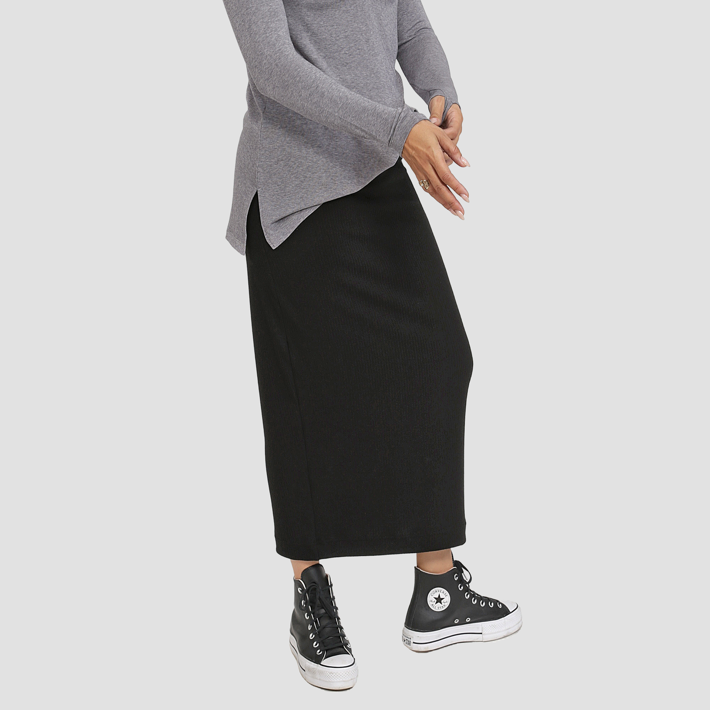 SIMON POPPY ROLLNECK Grey Mix