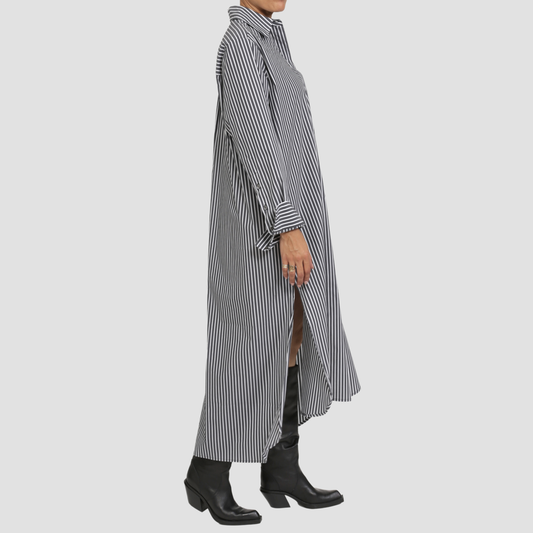 WESLEY ATELIER SHIRTDRESS Coal