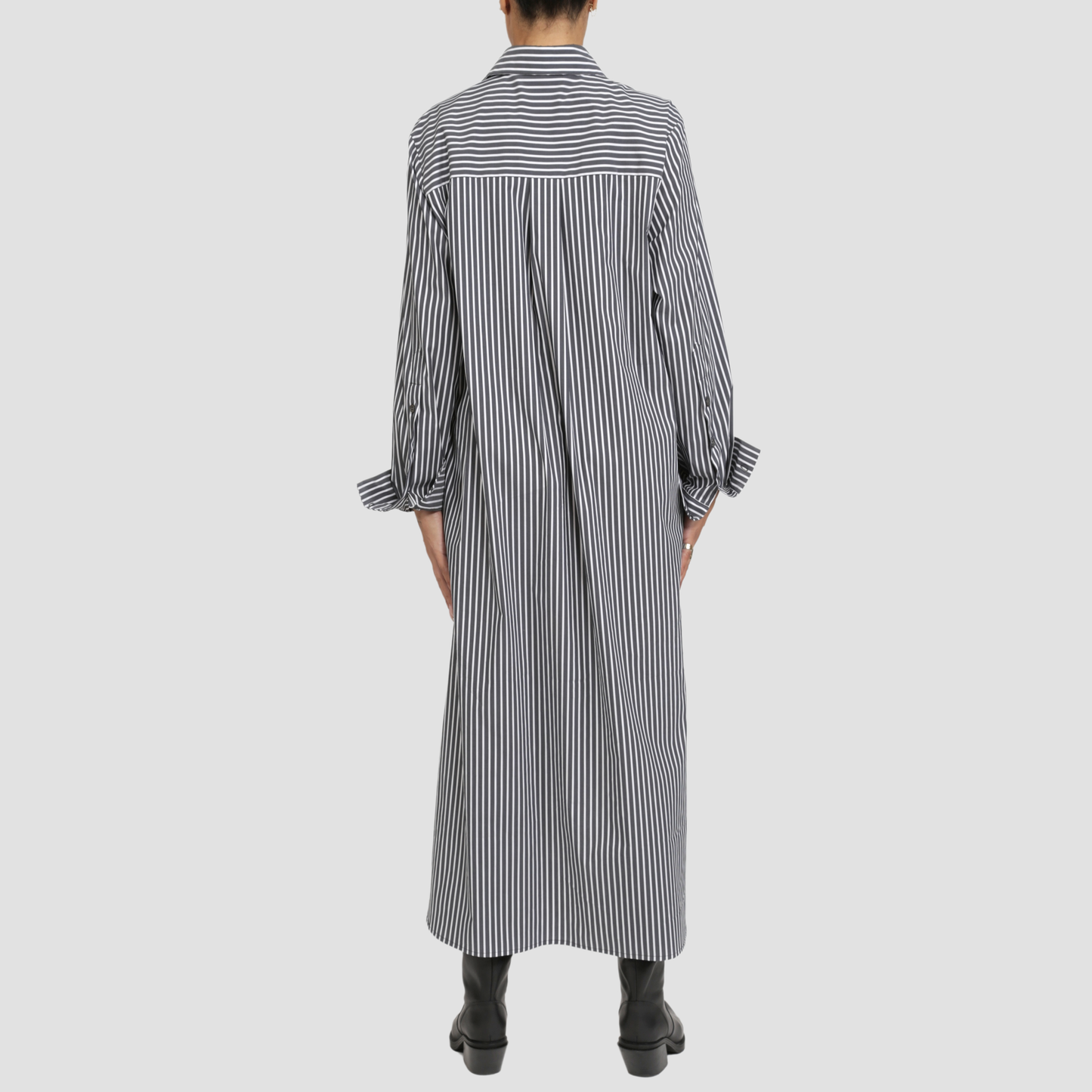 WESLEY ATELIER SHIRTDRESS Coal