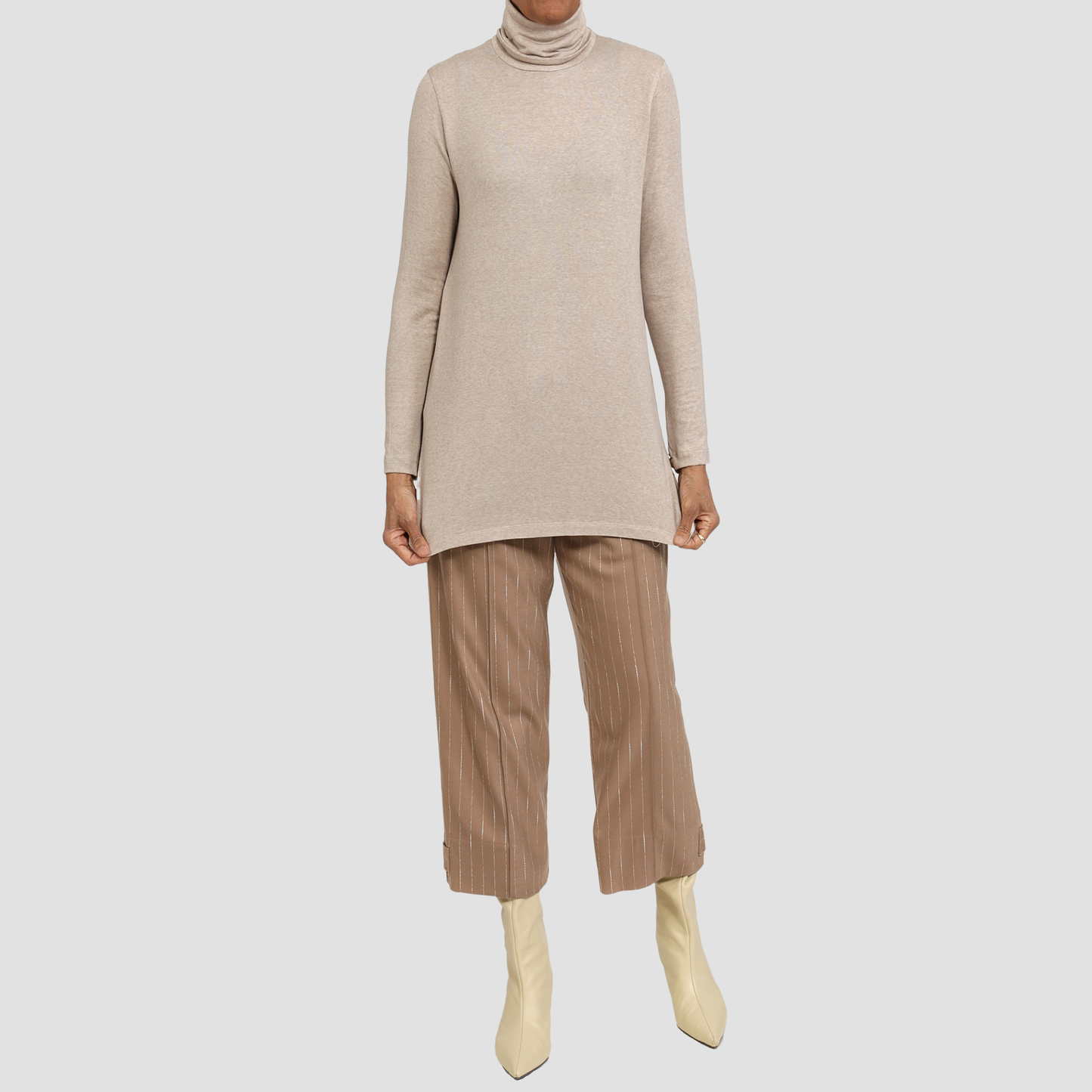 SIMON POPPY ROLLNECK Oatmeal