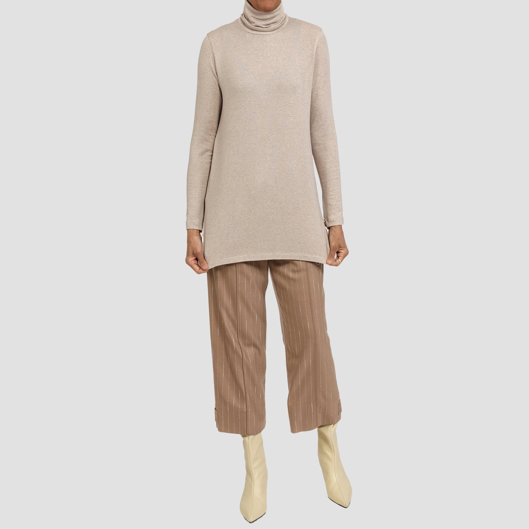 SIMON POPPY ROLLNECK Oatmeal