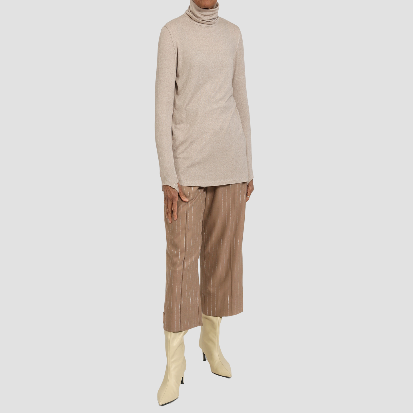 SIMON POPPY ROLLNECK Oatmeal