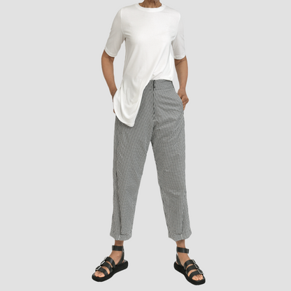 MICKEY UNO PANT Ivory/Black