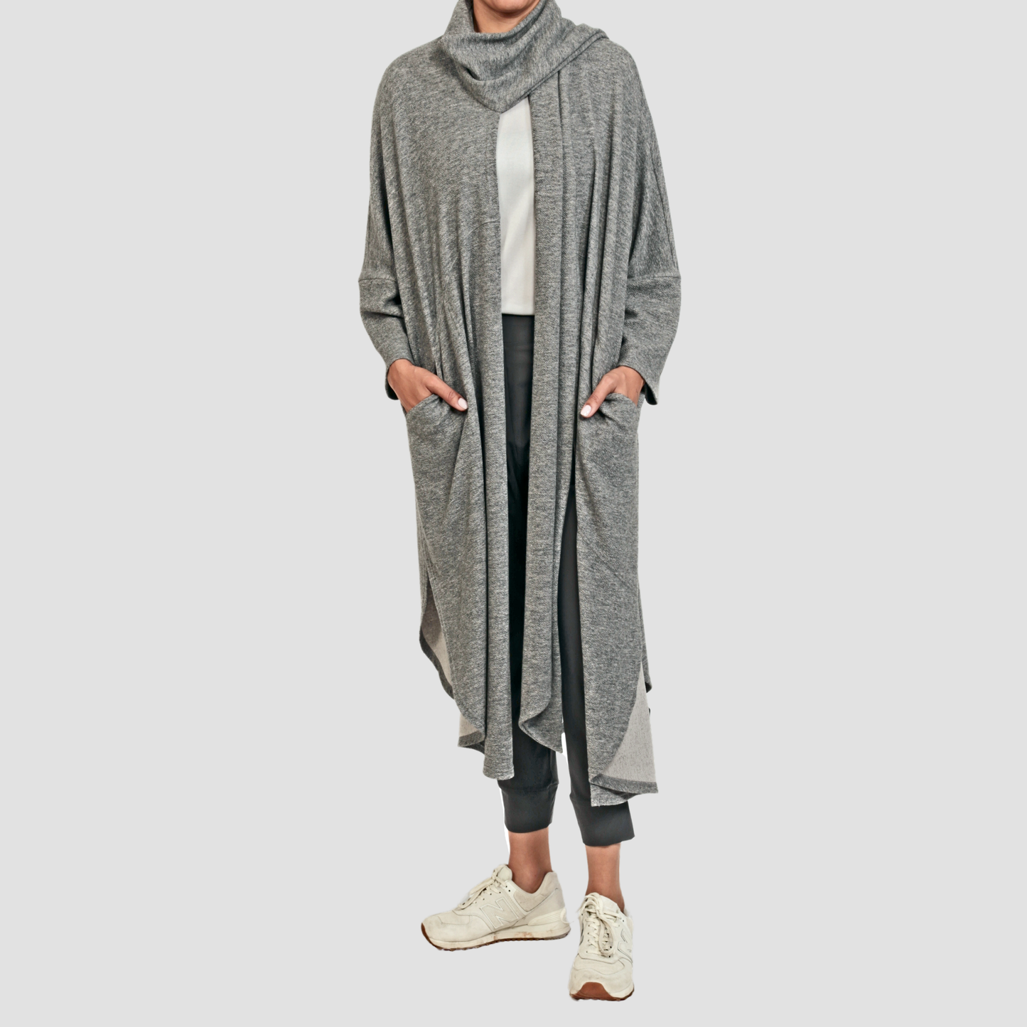 MASON KANAI CARDI - Grey Mix