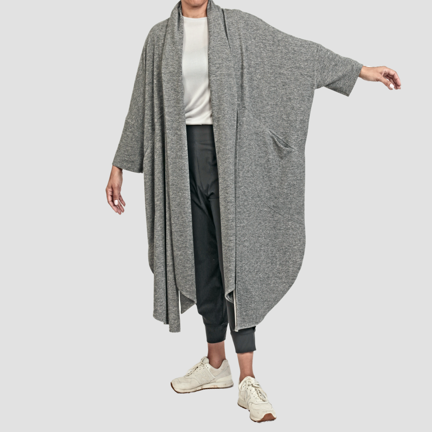 MASON KANAI CARDI - Grey Mix