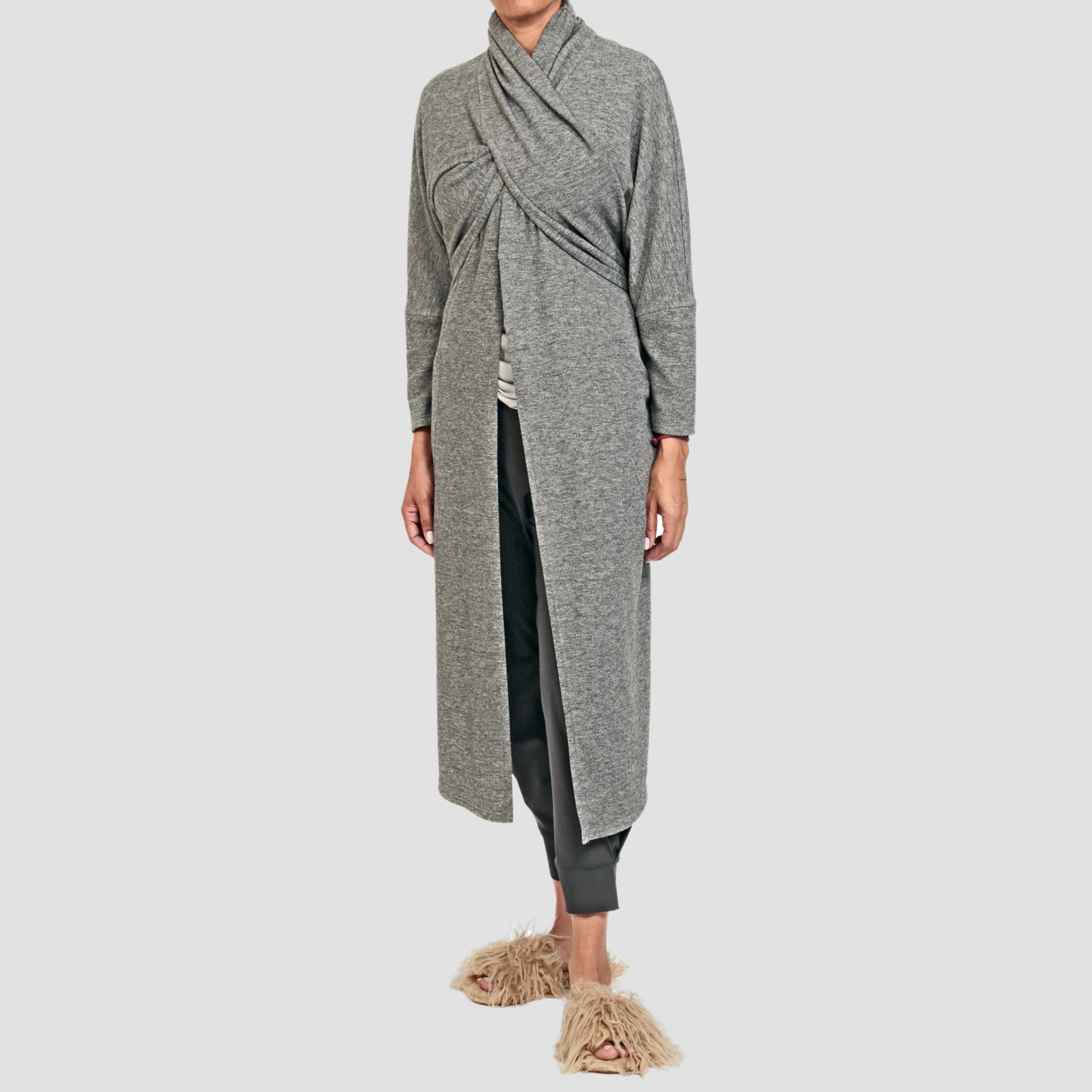 MASON KANAI CARDI - Grey Mix