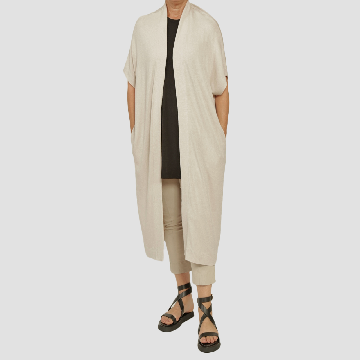 SUSSEX CARDIGAN - Oyster